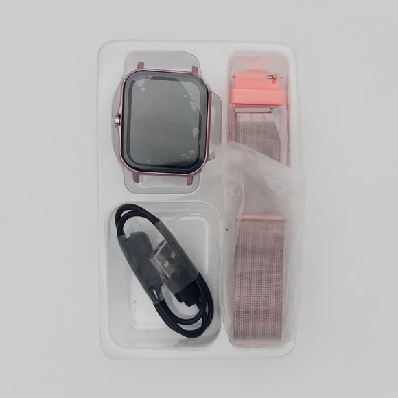 New Smartwatch Rose Gold Gold Black Fitness Tracker Watch - Picture 11 of 13